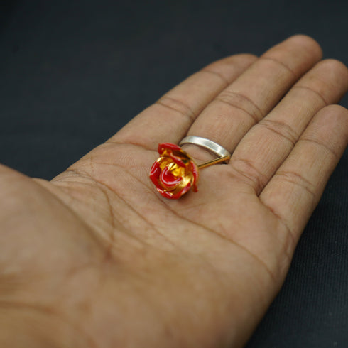 Pure Silver Roses Flower 4g